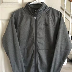 The North Face Boys Zip Up Fleece Large Gray